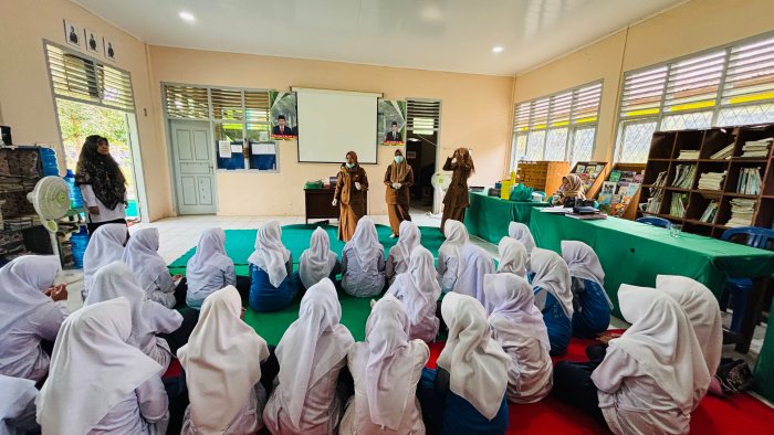 Puskesmas Lubuk Landai Gelar Vaksinasi HPV untuk Siswi MTsN 5 Bungo