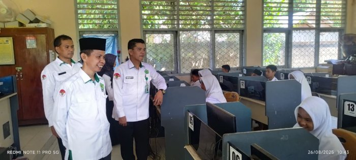 Kepala Kemenag Bungo Pantau Pelaksaan ANBK