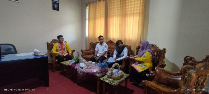 Staf Perpustakaan Daerah Kunjungi MTsN 5 Bungo Bahas NPP dan Peminjaman Buku