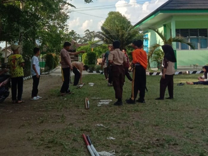 Persiapan Kegiatan Penerimaan Tamu Penggalang MTsN 5 Bungo