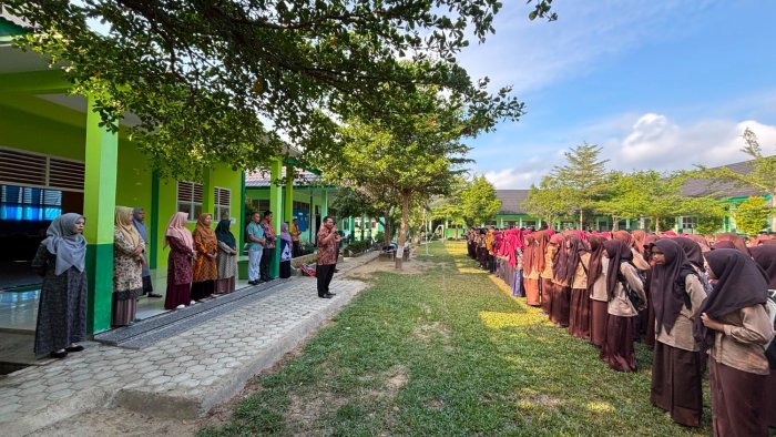 MTsN 5 Bungo Laksanakan Pembagian Kelas dan Pembentukan Struktur Kelas Baru