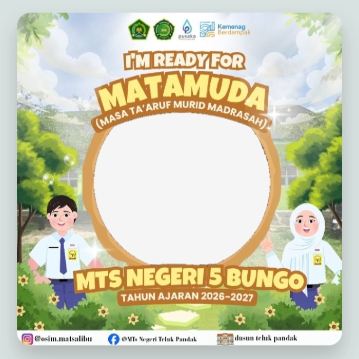 MTsN 5 Bungo Siapkan Twibbon Sambut Siswa Baru