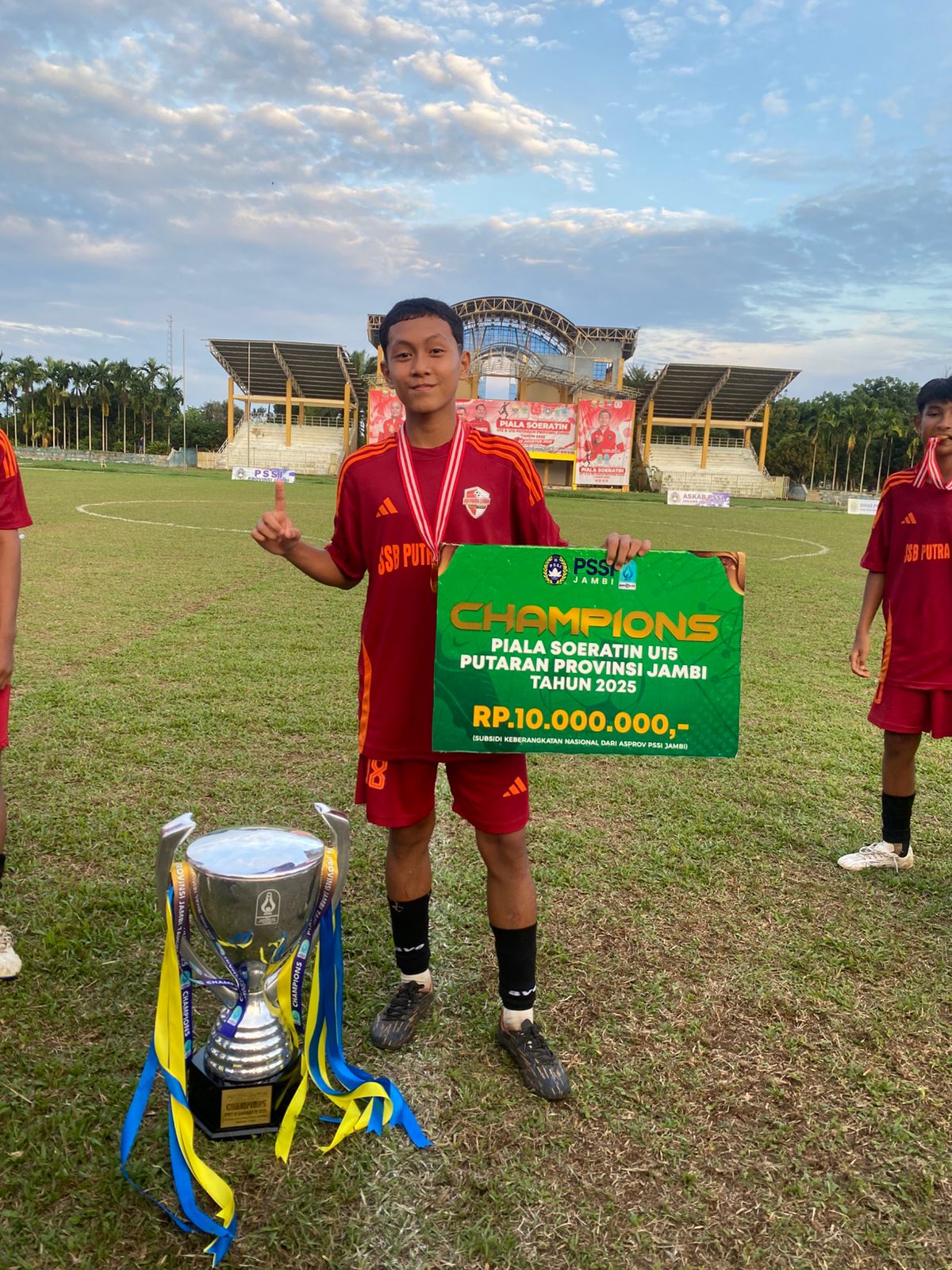 Siswa MTsN 5 Bungo, M. Ehza Leo Ananda Ukir Prestasi di Piala Soeratin dan Wakili Jambi di Putaran Nasional