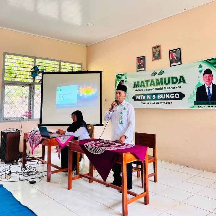 Hari Pertama MATAMUDA MTsN 5 Bungo Penuh Antusias