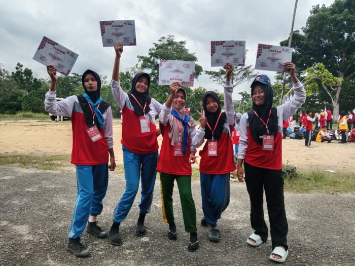 PMR MTsN 5 Bungo Raih Piagam Usai Pelatihan Kepemimpinan